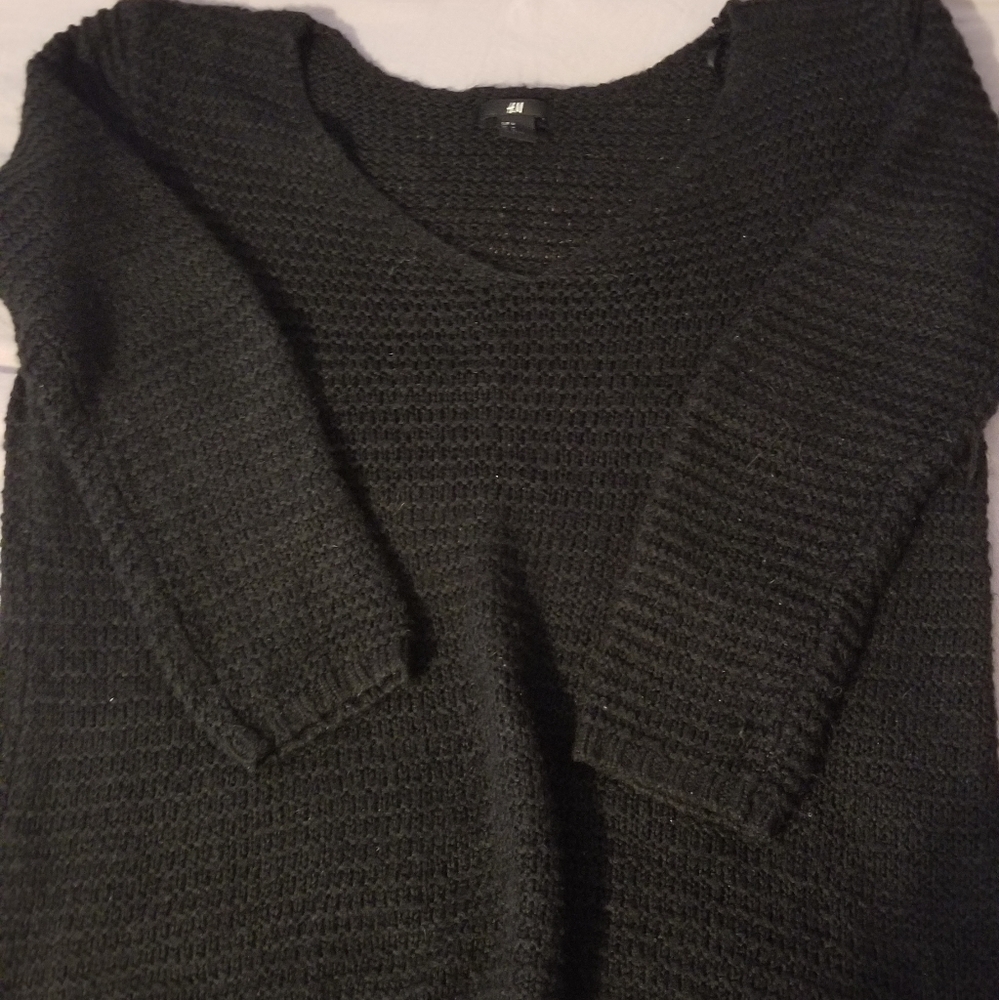 Oversized knit sweater